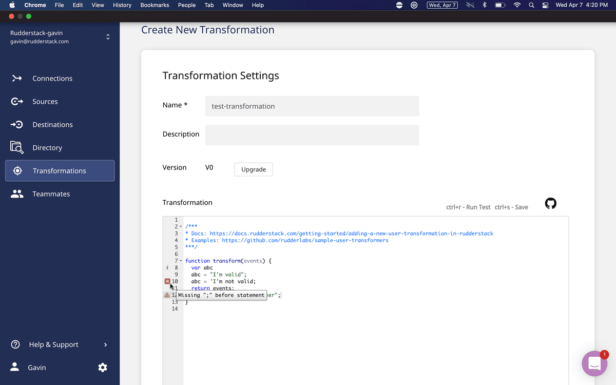 RudderStack Transformations: Introduction | Rudderstack CDP