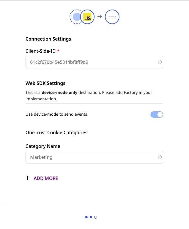 LaunchDarkly connection settings