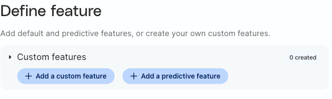 Predictive features in Snowflake