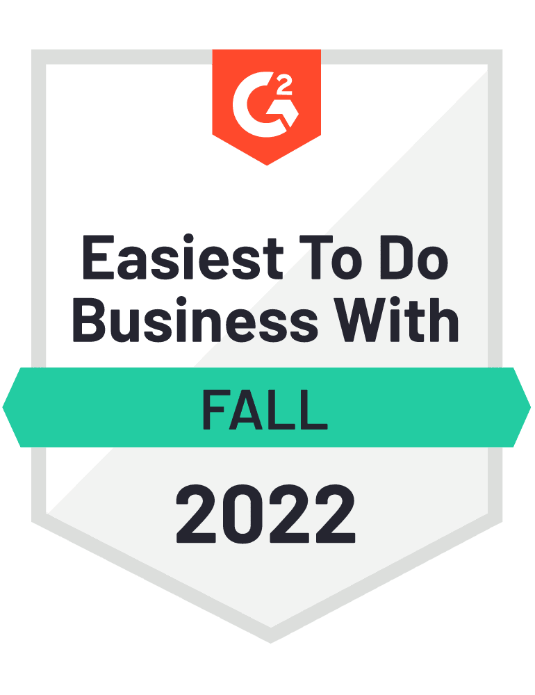 G2 Easiest to do Business with
